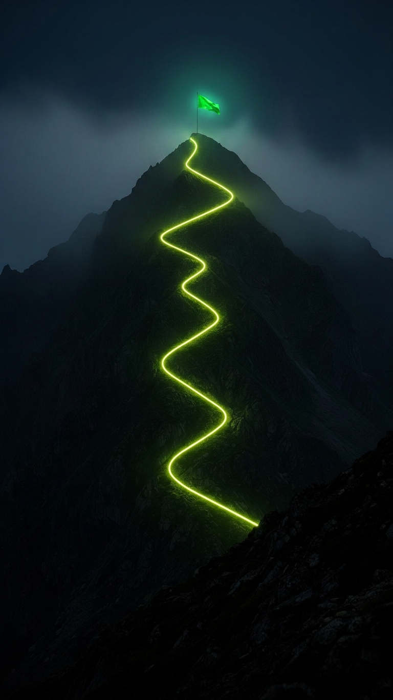 Path to the summit